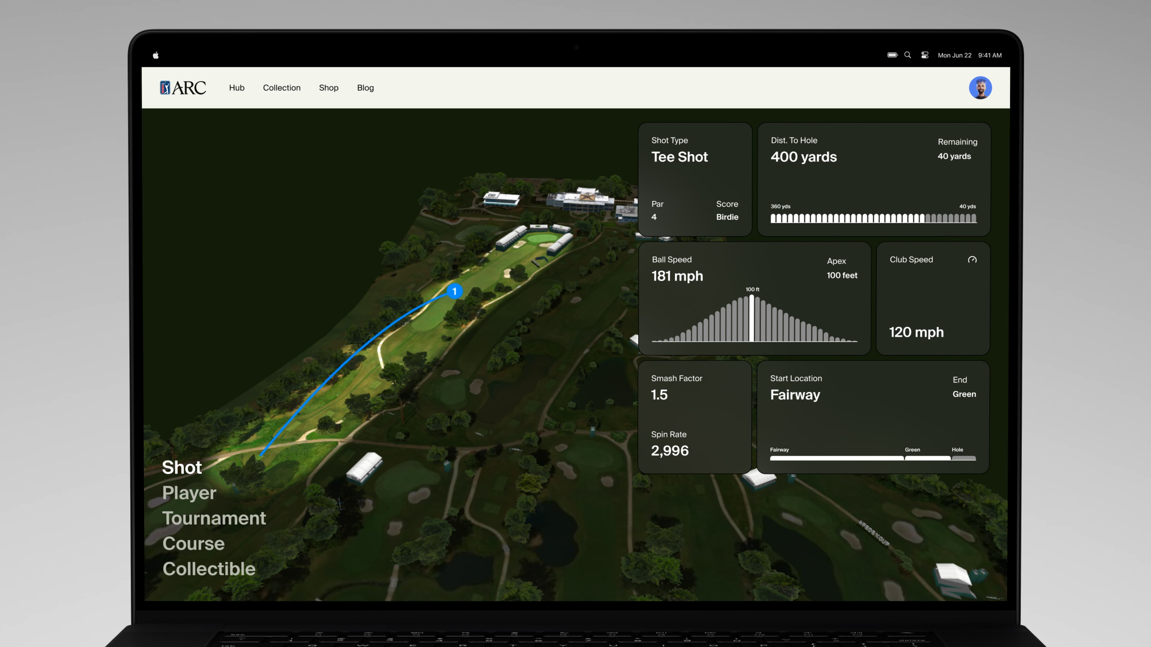 PGA TOUR ARC. A new kind of golf fandom, from concept to production.